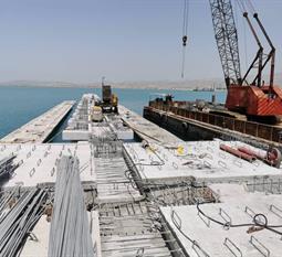 احداث اسکله بندر جاسک